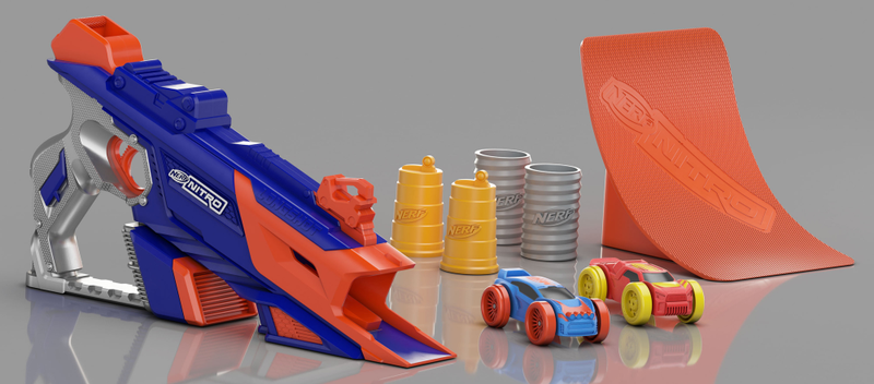 Illustration for article titled Nerf's New Blasters Shoot Tiny Foam Cars Instead of Darts